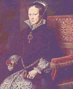 Антонис Мор (1520-1577). Портрет королевы Марии Английской. 1554 год. Дерево. Прадо, Мадрид.