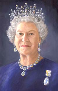 Елизавета II. Портрет. 2001 год