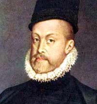 Алонсо Санчес Коэльо (1531-1588). Филипп II. После 1570 года. Холст. Прадо, Мадрид