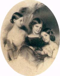 Дочери Тютчева - Анна, Дарья и Екатерина, - спасение которых стоило жизни его первой жене.