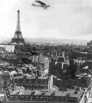 Полёт Линдберга над Парижем